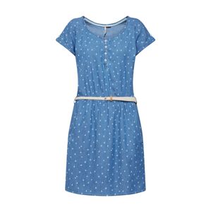 Ragwear Letní šaty 'Geena'  modrá džínovina / bílá