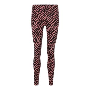 Hey Honey Sportovní kalhoty 'Zebra'  růžová / černá