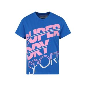 Superdry Funkční tričko 'SPORT BREAKER TEE'  královská modrá / růžová
