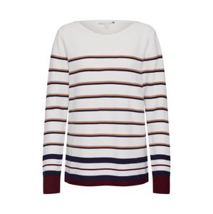 ESPRIT Svetr 'OCS striped swt Sweaters'  bílá