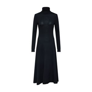 Lauren Ralph Lauren Úpletové šaty 'DILARA-LONG SLEEVE-CASUAL DRESS'  černá