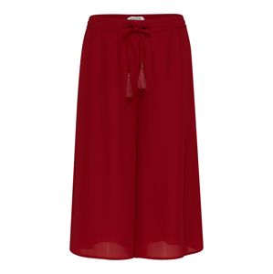 EDITED Kalhoty 'Tama'  vínově červená