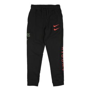 Nike Sportswear Kalhoty  černá / lososová / pastelově zelená