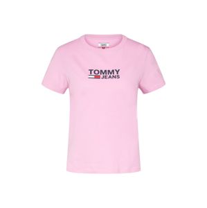 Tommy Jeans Tričko  námořnická modř / růžová