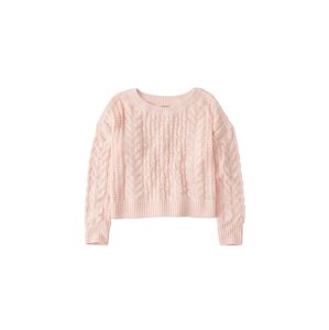 Abercrombie & Fitch Svetr 'SB19-BOBBLE CABLE CREW'  pink