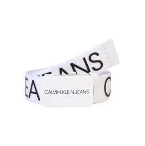 Calvin Klein Jeans Opasek  bílá / černá