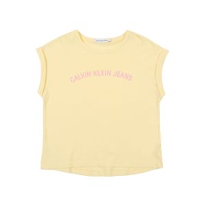 Calvin Klein Jeans Top  citronová / růžová