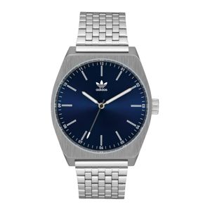 ADIDAS ORIGINALS Analogové hodinky 'Process_M1'  stříbrná / modrá